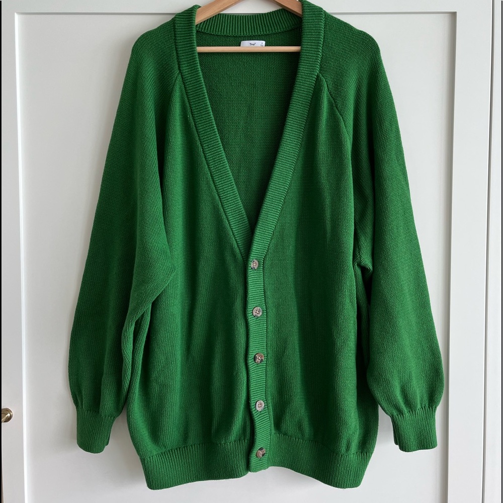TNA grandpa cardigan size large